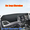 Jeep Cherokee RHD Leather Dashboard Cover Pad Mat (2014–2022)