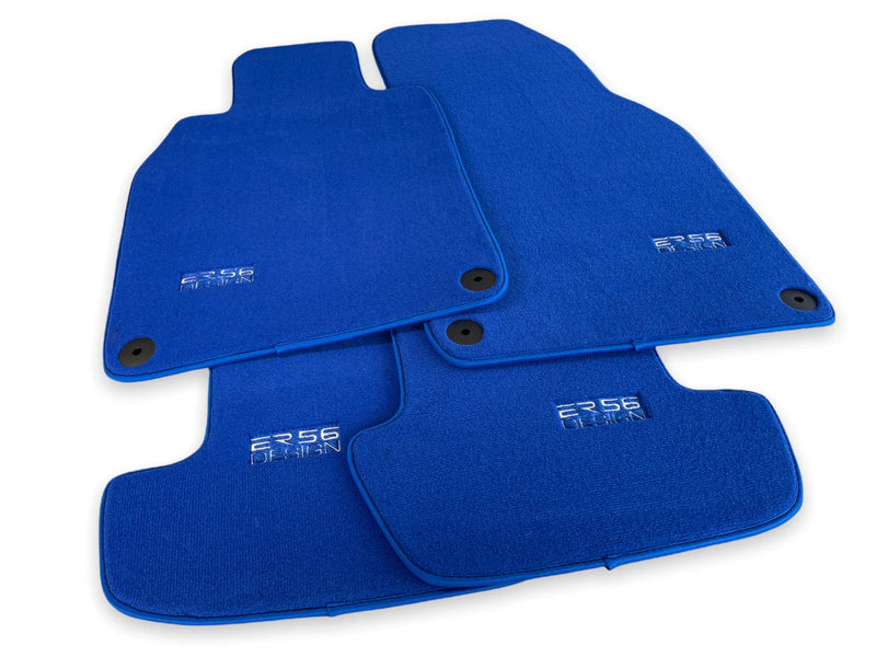 Porsche 911 991 Premium Blue Carpet Floor Mats (2012-2016)