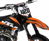 KTM EXC Custom Graphics Kit HOOK Style Stickers Decals (2012-2013)