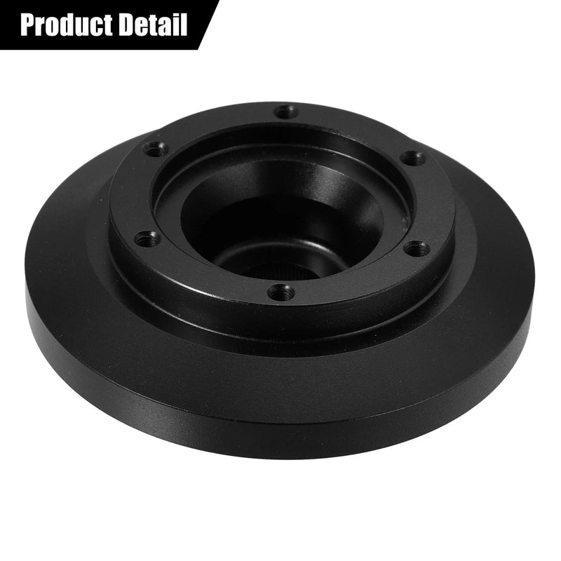 BMW M3 Z4 E90 Mini Cooper 6 Hole Hub Adapter Black
