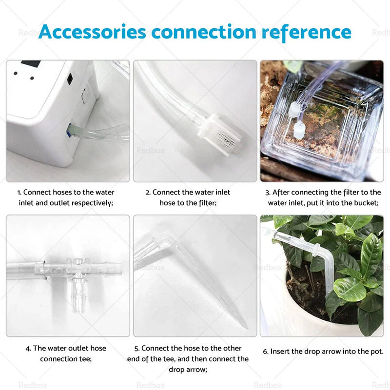 Mobile App Control Double Pump Automatic Water Drip System