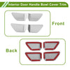 Nissan Rogue (2021-2025) Silver Interior Door Handle Bowl Cover Trim