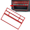 BMW 3 Series Carbon Fiber Red Console Radio CD Panel Cover Trim (1991-1999)