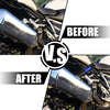 BMW R1250 Blue Frame Exhaust Slider Anti-Collision Protector