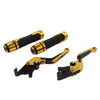 Thruxton / Street Cup Folding Extendable Brake Clutch Lever Grip Set (2016-2023)