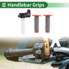 Motorcycle Hand Grips / 7/8 22mm / Handlebar Rubber Red