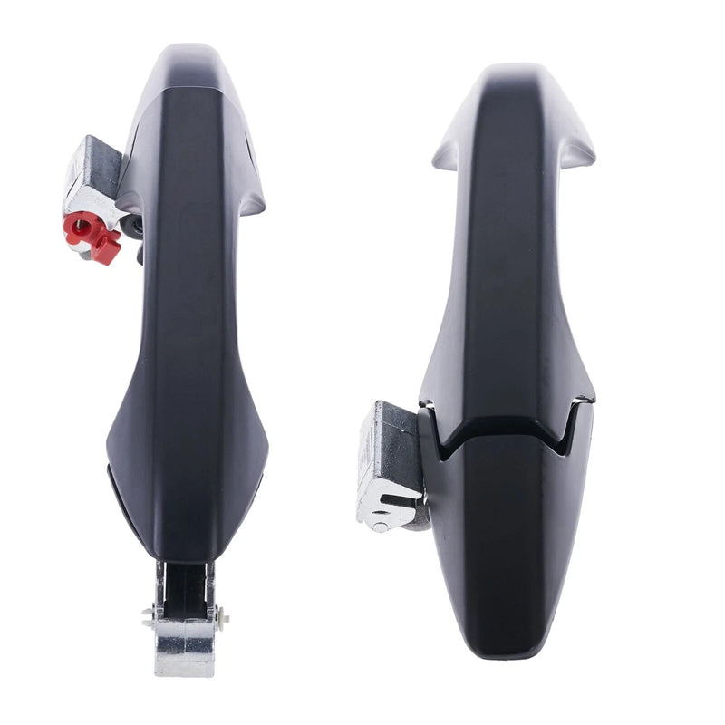 Honda CRV Set of 2 Rear Left + Right Door Handle Outer Black (2007–2012)