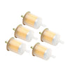 Industrial Motorcycle Inline Gas Line 5 x 3/8" Fuel Filters