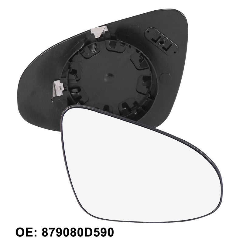 Toyota Yaris Right Side Heated Mirror Glass with Backing Plate