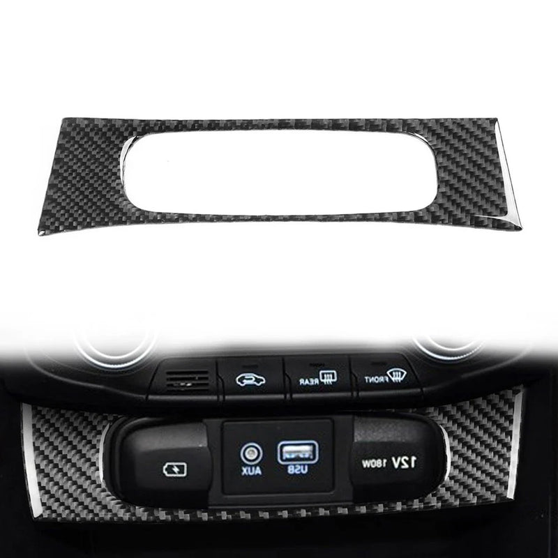 Hyundai Veloster JS Black Cigarette Lighter Panel Cover Trim (2019-2023)