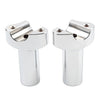 Harley Dyna Sportster Softail 3.5" Chrome Straight Handlebar Risers