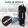 Nissan Tiida C11 Sun Protector Black Red Dashboard Cover Mat (2004-2014)