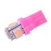 Instrument Panel & License 20Pc T10 194 Pink 5050 5SMD LED Light Bulbs
