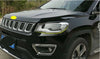 Jeep Compass 2 x Pieces ABS Chrome Front Light Lamp Frame Trim (2017-2021)