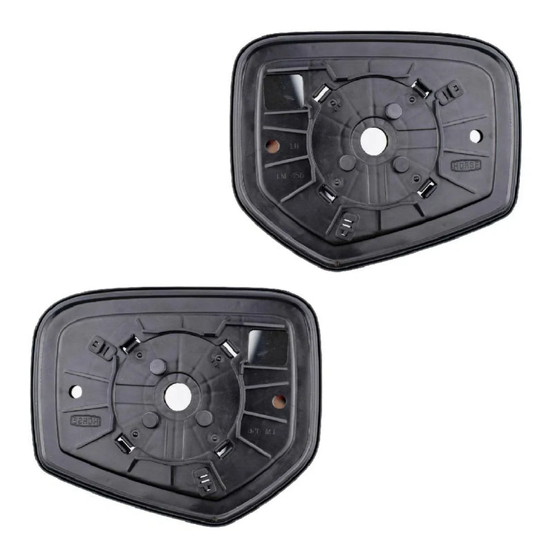 Side Mirror Glass Lens Rear View Pair Fits Mitsubishi Triton L200 Pickup 2015-18