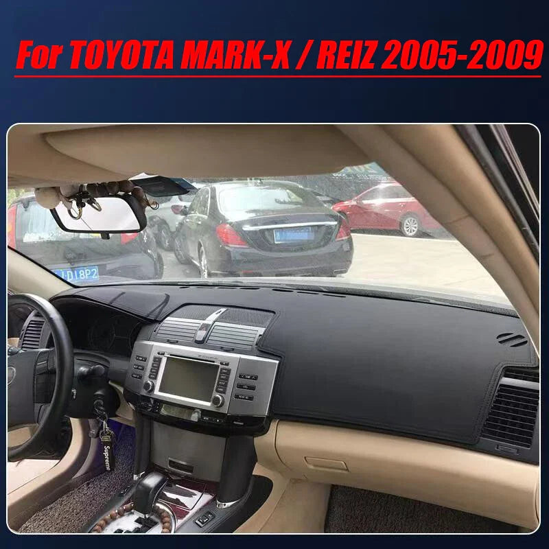 TOYOTA MARK-X / REIZ Car Leather Dash Cover Mat (2005–2009)