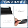 Chevrolet Cruze (2011-2011) Side Window Visors Black Window Deflectors