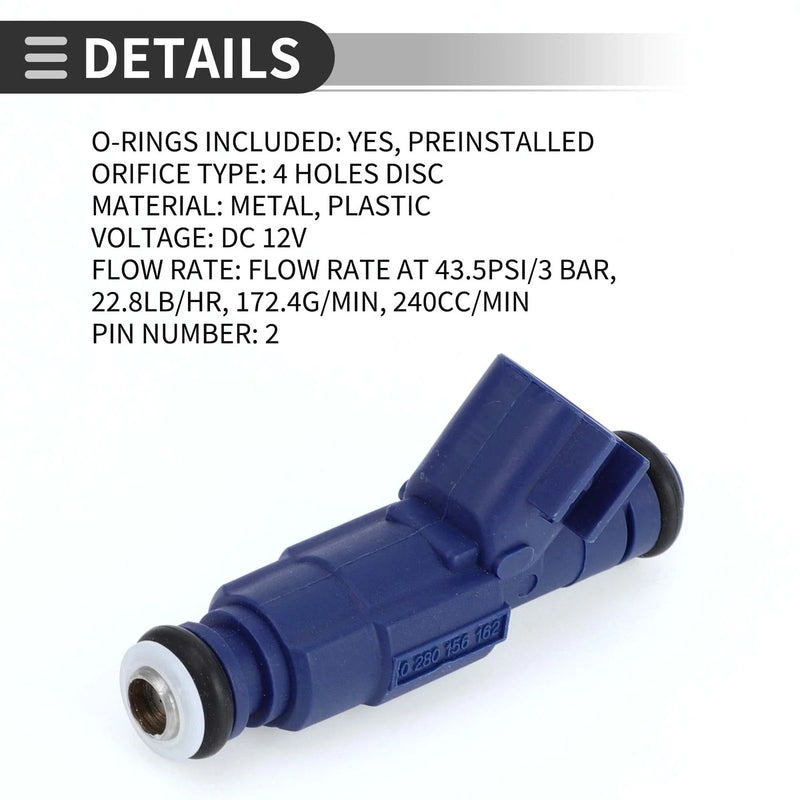 Ford Escape 2005-2008 2.3L Blue 1 x Unit Fuel Injector