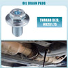 Buick Cascada 5 x Car Oil Drain Plug Silver Tone (2016–2019)