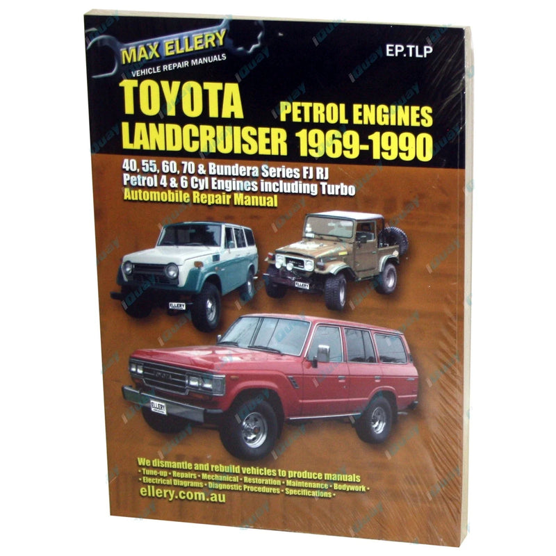 Landcruiser 40 60 70 Series Petrol Workshop Manual (1969-1990)