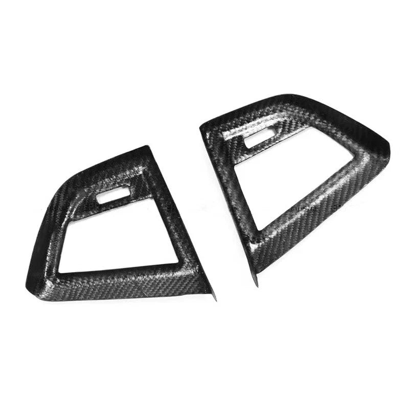 Hyundai Veloster 11-17 Real Carbon Fiber Dashboard Side Air Vent Cover Trim