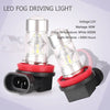 Car H11 60W White Super Bright LED Fog Headlight Bulbs