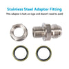 Turbo Oil Pan Sump Return Drain Adapter Fitting 10AN to M18x1.5