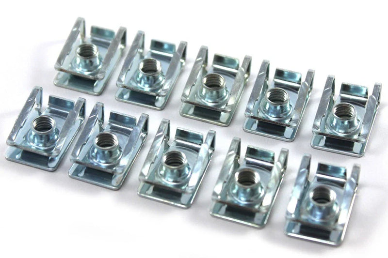 Lotus Elise Exige Europa VX220 10 x Radiator Clips Spire Nut M6 U C Nuts