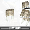 Car 7.5A Mini Blade Style Fuse Set with 16 AWG Holder
