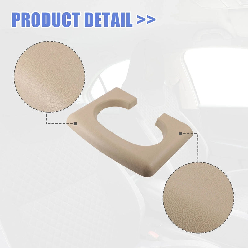 Ford F-150 (2004-2014) Beige Center Console Armrest Cup Holder Cover