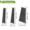 Chrysler Pacifica Carbon Fiber Black 6 Pcs Door Pillar Window Trim