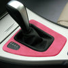 BMW 3 Series E90 E92 E93 1pc Pink Leather Gear Shift Trim (2005-2012)