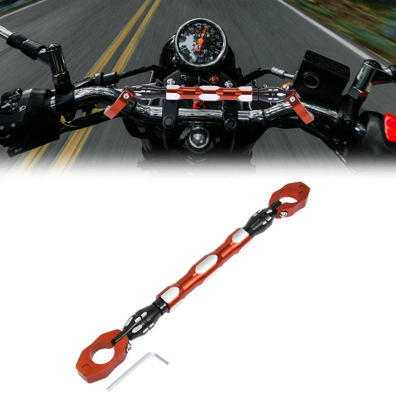 Motorcycle Set Universal 22mm Orange Balance Bar Crossbar Handlebar