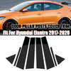2017-2020 Hyundai Elantra Black Door Trim Window Pillar Posts (2017-2020)