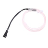Car Interior Decor 5M LED EL Wire White Cold Light Neon Strip