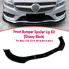 Benz CLS550 CLS63 Gloss Black Front Spoiler Lip Splitter (2014-2017)