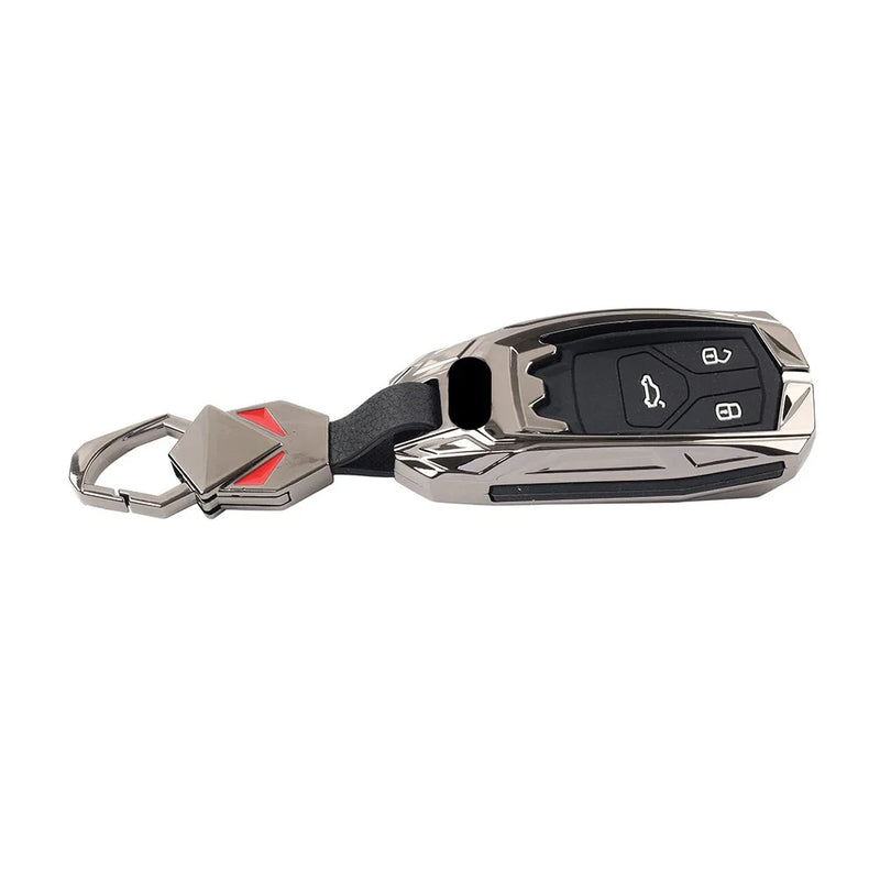 Audi A4 A5 S5 SQ5 Q5 Q7 TT 1x Black Smart Remote Key Fob Cover (2008-2023)