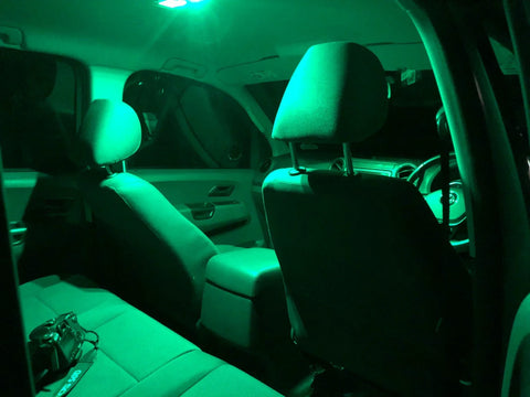 VW Amarok Bright Green LED Interior Light Conversion Kit (2010-2023)