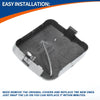 Toyota Rav4 (2009-2011) Silver Tone Front Bumper Tow Hook Cover