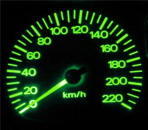 Toyota Hilux Surf Green LED Dash Gauge Light Kit (1988-1998)
