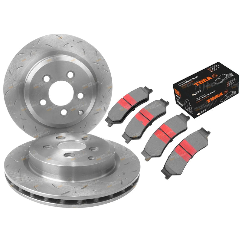 Ford Territory SX / SY / SZ 4x4 Rear Slotted Disc Rotor (2004-2016)