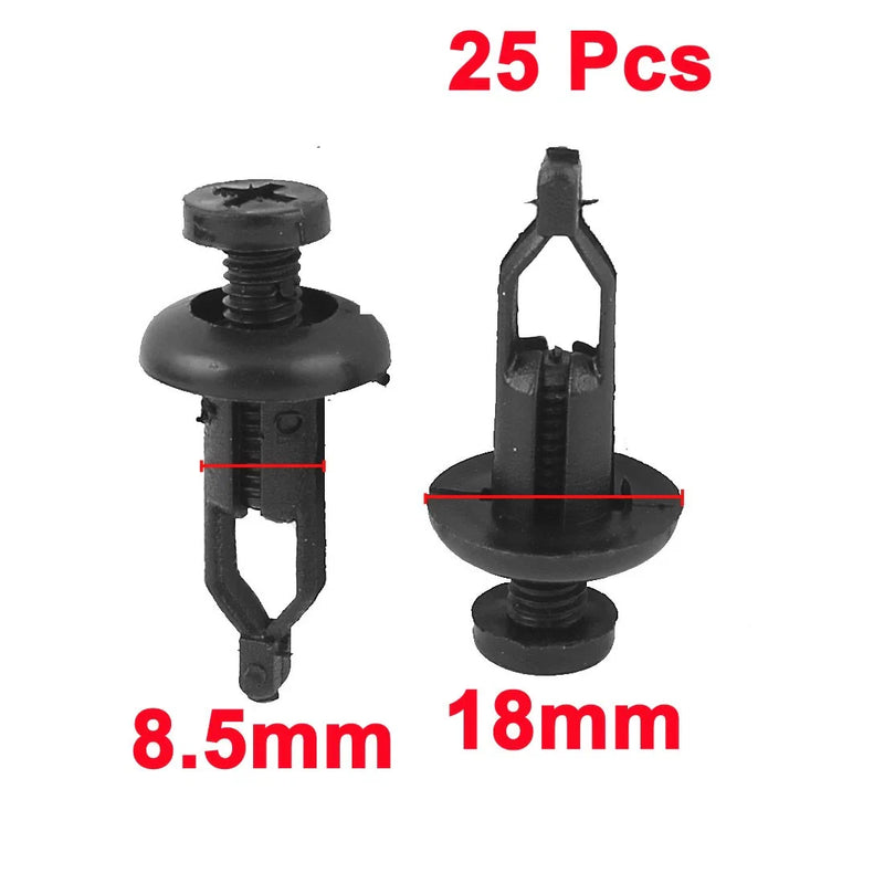 Toyota Rivet Fastener 25 x Plastic Bumper Clip Retainer Mudguard