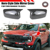 Ford Ranger Horn-Style Carbon Look Wing Rearview Mirror Cap Covers
