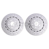 Maserati Ghibli Quattroporte Brake Rotors 2x Front Brake Disc