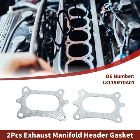 Honda Odyssey Exhaust Manifold Header Gaskets 2 x (2008-2020)