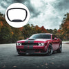 Car Steering Wheel Cover Sticker Black Carbon Fiber ABS