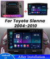 Toyota Sienna 9" Android 13 Radio GPS Navigation (2004-2010)