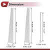 Lexus GS (1998-2005) Silver Tone 6 Pcs Door Pillar Window Trim