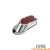 Harley Fat Boy Softail Metal Chrome Red Tombstone Brake Tail Light