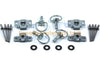 Carenatura 4X Dzus Fasteners Argento D Ring Quarter Turn